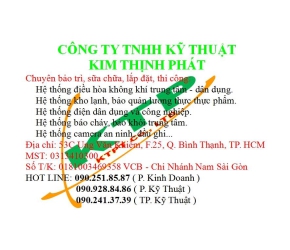 CÔNG TY TNHH KỸ THUẬT KIM THỊNH PHÁT (VÕ VĂN THẸN)