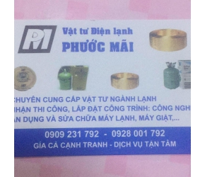 Vật tư điện lạnh Phước Mãi