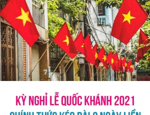 Ngày nghỉ lễ Quốc khánh 2.9 theo quy định mới